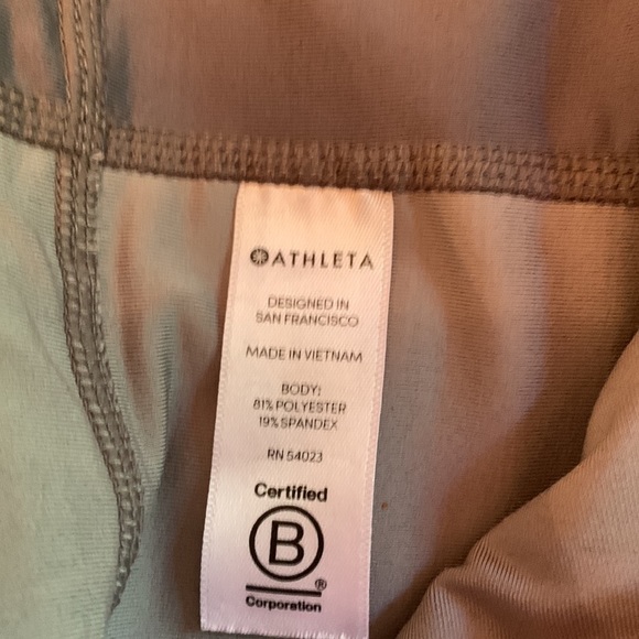 ATHLETA Leggings, Size XS. Color is Light gray, dark gray, and black - Picture 16 of 16